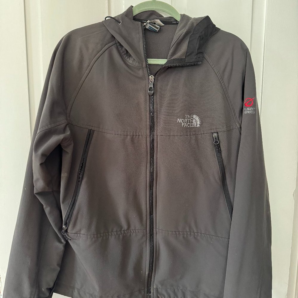 North Face Gray Zip Up Performance Jacket